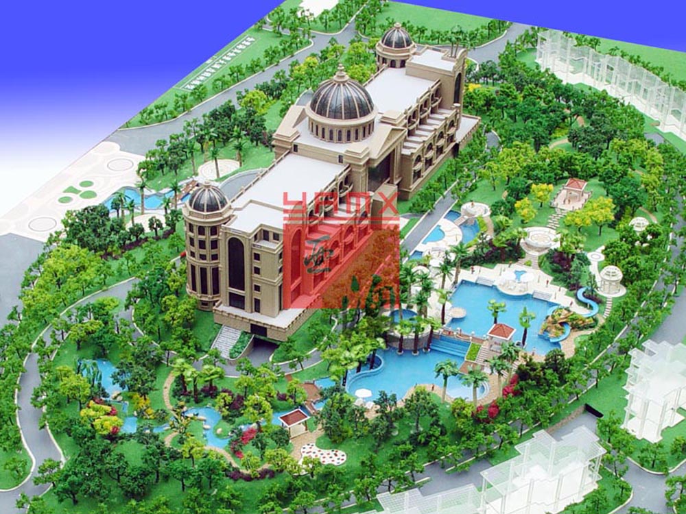 會所、城樓模型