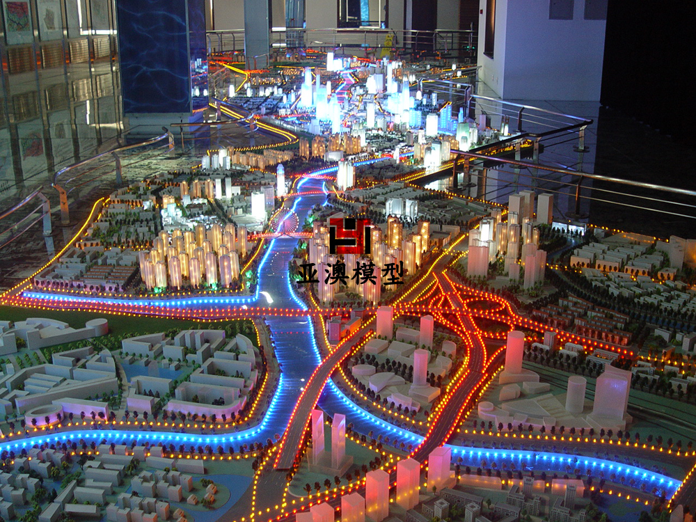 天津海河總體規劃沙盤