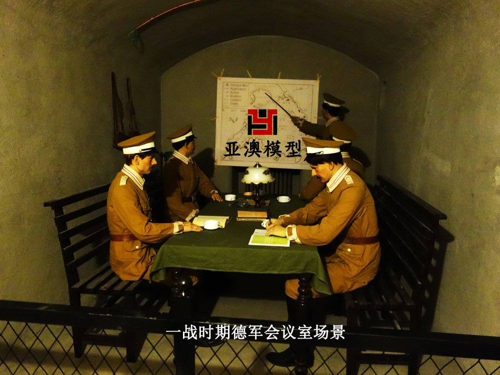 青島山炮臺遺址館場景