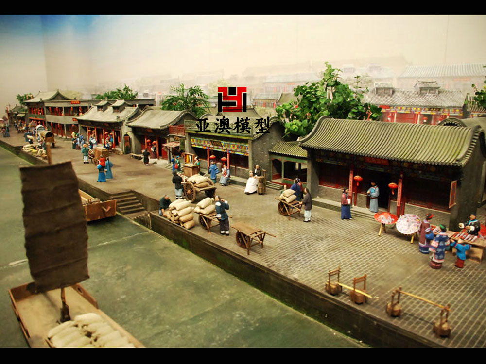 明清商業街場景復原