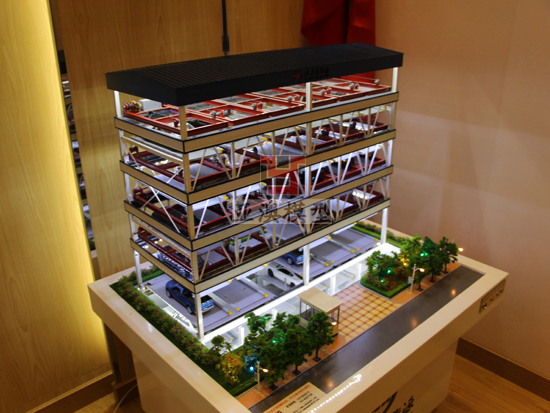 立體車庫動態模型