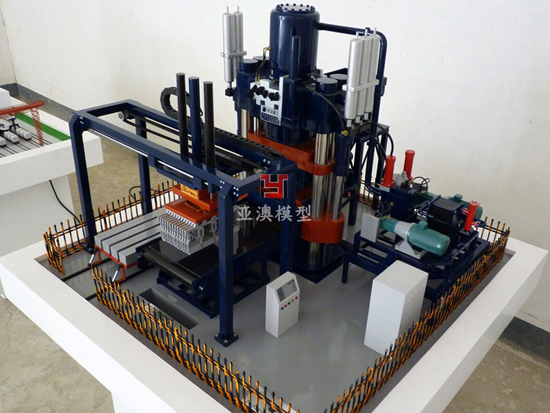 墻體磚液壓機動態模型