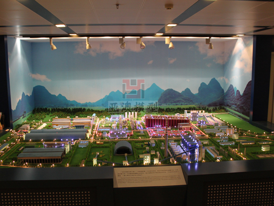 中國鋁業華銀鋁廠沙盤