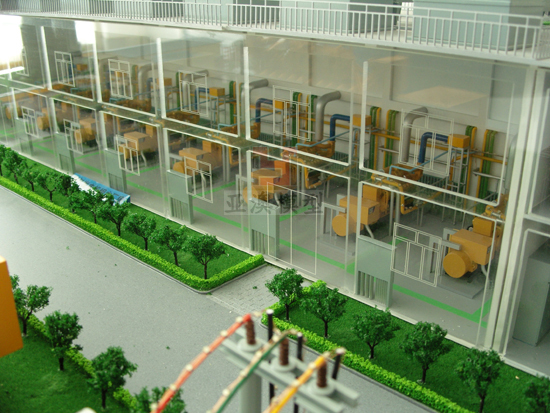 卡特瓦斯發電工藝模型