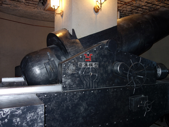 一戰德國大炮復原模型